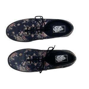 Vans Authentic Floral Canvas Sneakers – (Women’s 7 / Men’s 5.5)